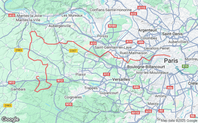Paris → La Queue les Yvelines