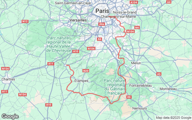 Paris → Dourdan