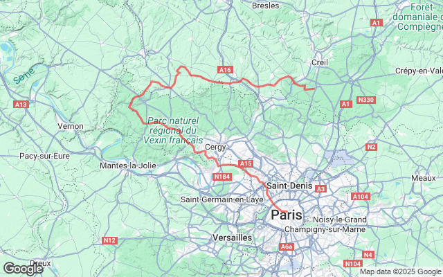 Paris → Chantilly