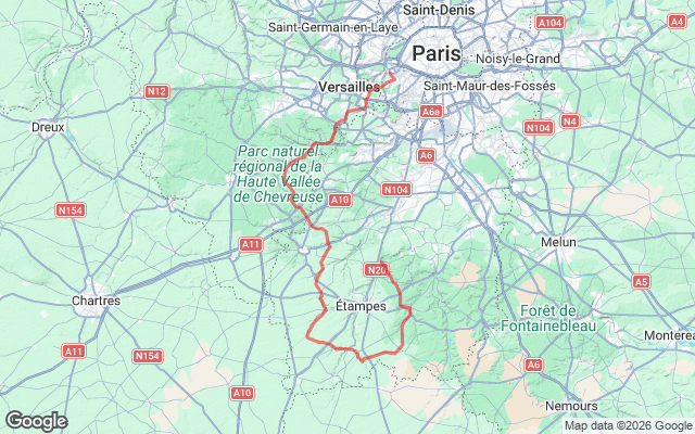 Paris → Chamarande