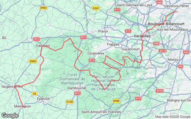 Paris → Maintenon