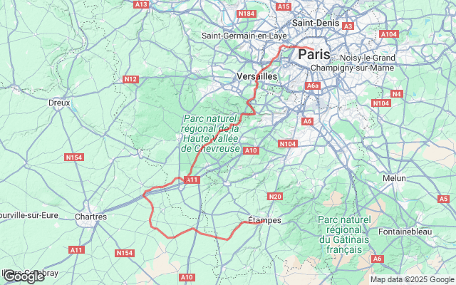 Paris → Etampes