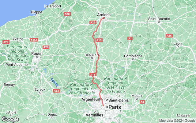 Paris → Amiens