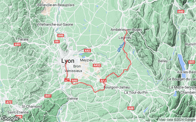Lyon → Ambérieux