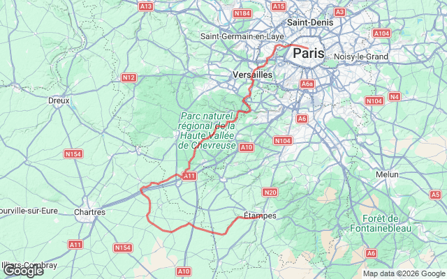 Paris → Étampes