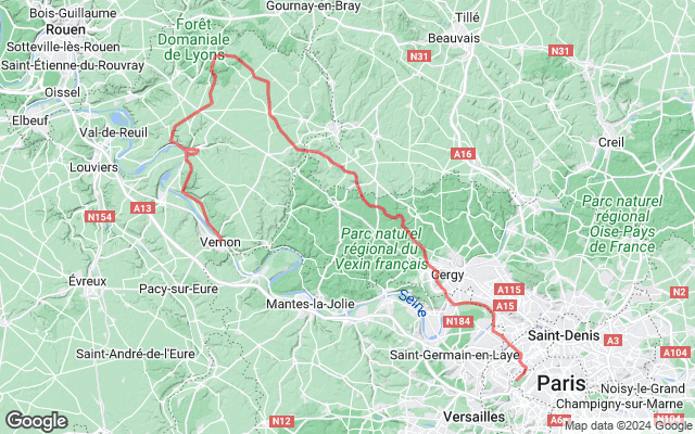 Paris → Vernon