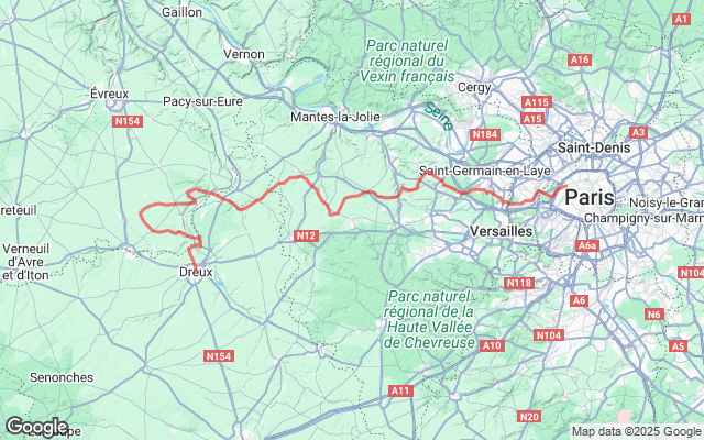 Paris → Dreux
