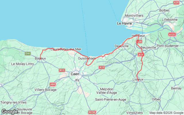 Lisieux → Bayeux