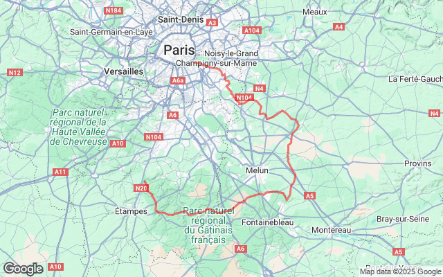 Paris → Chamarande