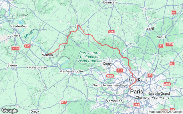 Paris → Vernon