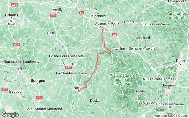 Auxerre → Nevers