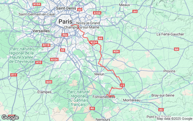 Paris → Avon