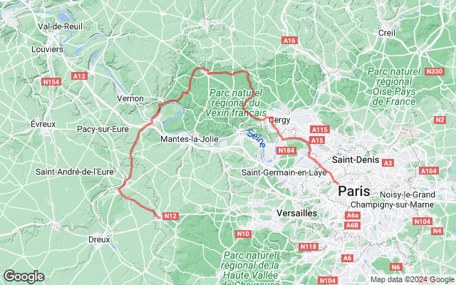 Paris → Dreux