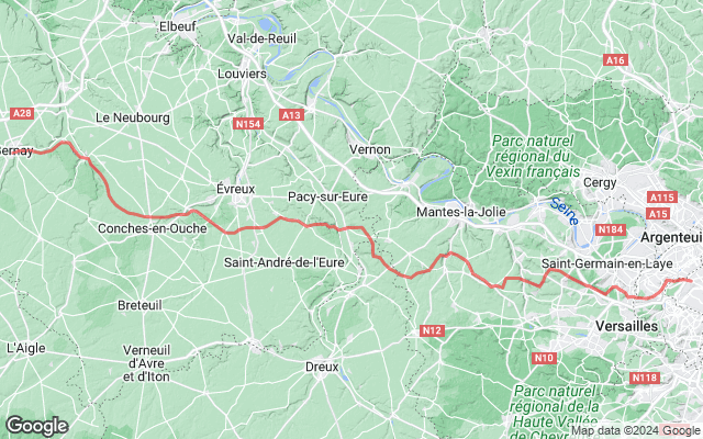 Paris → Bernay